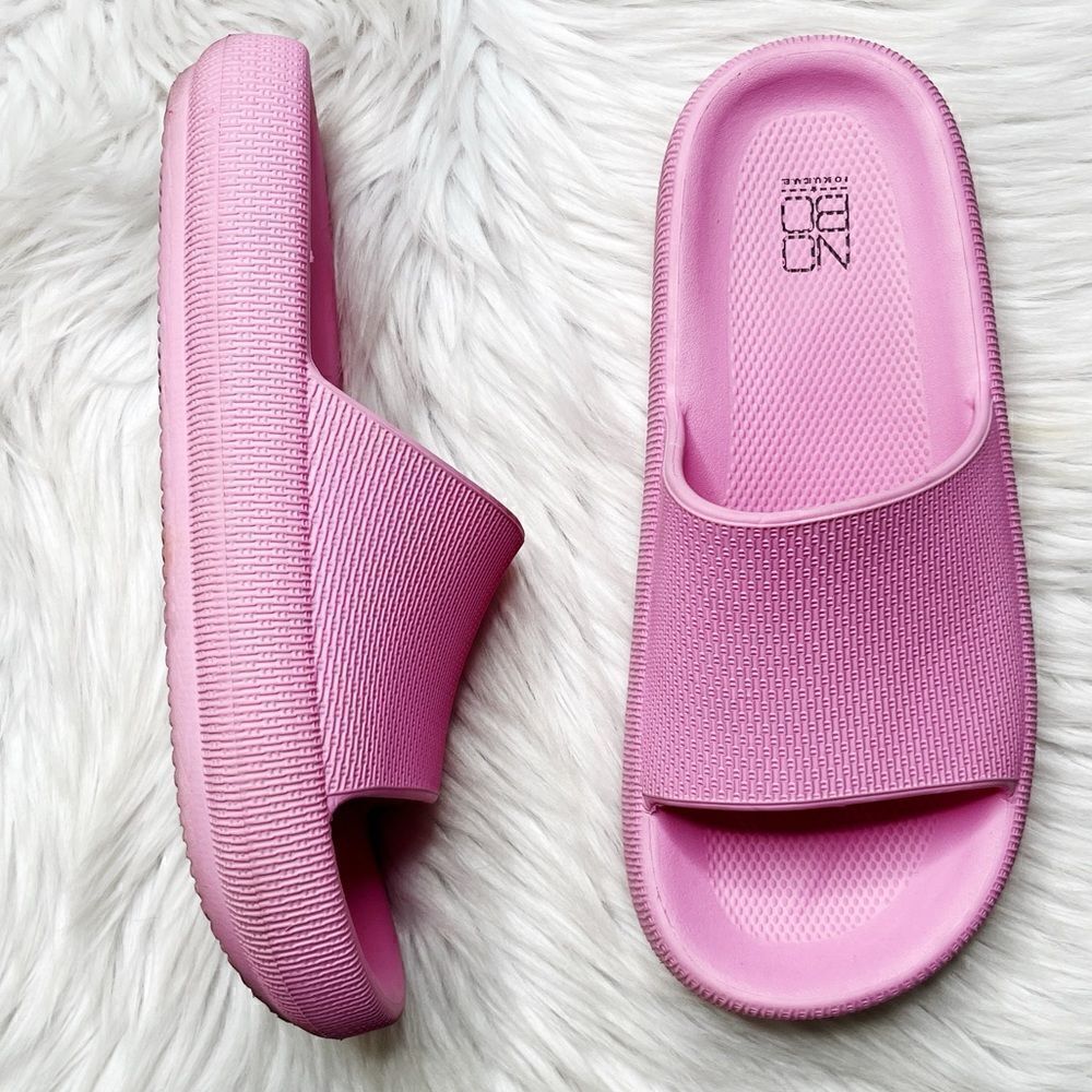 No Boundaries Casual Slides Pink Size 6